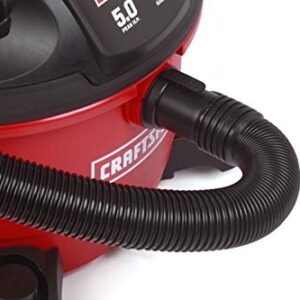 Craftsman 17765 12 Gallon 5.0 Peak HP Wet Dry Shop Vacuum