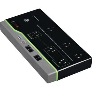 acoustic research ar06 ecoficient surge protector for home office (discontinued by manufacturer)