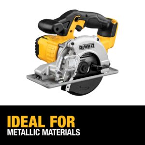 DEWALT 20V MAX* 5-1/2-Inch Circular Saw, Metal Cutting, Tool Only (DCS373B)