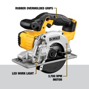 DEWALT 20V MAX* 5-1/2-Inch Circular Saw, Metal Cutting, Tool Only (DCS373B)