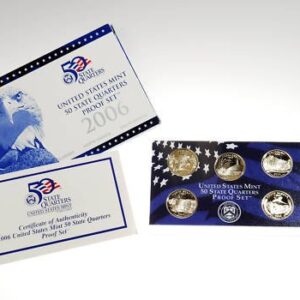 2006-S 50 STATE QUARTERS PROOF SET - 5 COINS