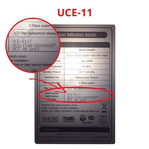 Tyent UCE-9 or UCE-11 Under Counter Ultra Filter Replacement Set: (9 or 11 Plate UCE only - DOES NOT FIT 13-Plate UCE!) - Authentic