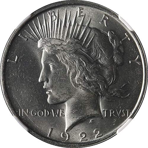 1922-D Peace Dollar 90% Silver CHOICE BRILLIANT UNCIRCALED FULL LUSTER (#7)