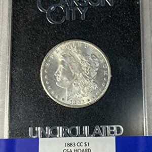 Certified Morgan Silver Dollar 1883-CC MS64 NGC