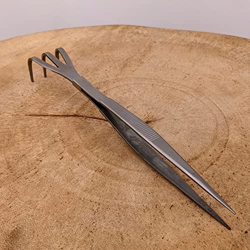 Bonsai Outlet Root Rake with Tweezers - Tinyroots Gardening Tools for Repotting and General Care of Your Tree or Houseplants