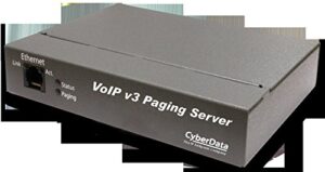 cyberdata 011146 voip/sip paging server with bell scheduler