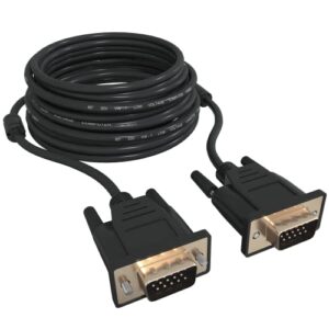 tupavco tp121 - vga cable 100ft - computer/monitor/projector/pc/tv cord 15 pin, 100 feet long video cord