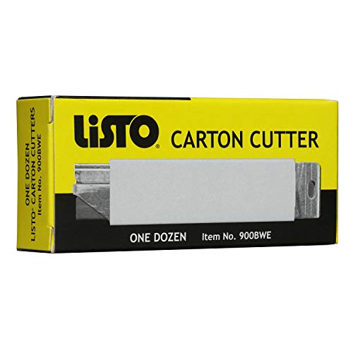 Listo Carton Cutter, Box of 12