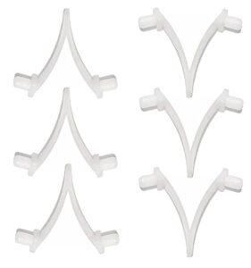 atie pool butterfly clip v clip pool attachment clips for swimming pool spa brush, leaf skimmer, vacuum head, mini jet vacuum, telescopic pool pole (6 pack)