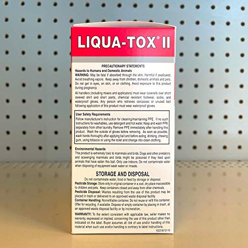 Liquatox (There are 8 Pouches each with 1.7 oz of liquid per pouch)