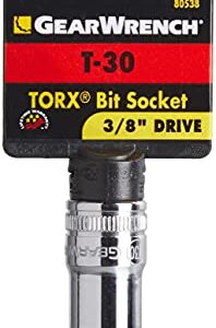 GEARWRENCH 3/8" Drive Torx Bit Socket, T30 - 80538