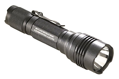 Streamlight 88040 ProTac HL 750-Lumen Professional Tactical Flashlight with CR123A Batteries, and Holster, Black, Clear Retail Packaging