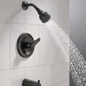 Peerless Single-Handle Tub and Shower Faucet Trim Kit with Single-Spray Touch-Clean Shower Head, Oil-Rubbed Bronze PTT188750-OB (Valve Not Included)