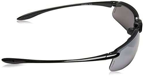 CROSSFIRE 2123 Crossfire Silver Mirror Safety Glasses, Scratch-Resistant, Frameless