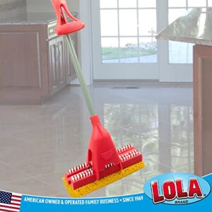 Lola Products Pro Amazin' Scrubber Roller Mop Refill, Polyurethane Foam Sponge, Floor, and Deck Scrubber, Perfect for Vinyl, Tile, Marble, and Ceramic Floors - 1 CT