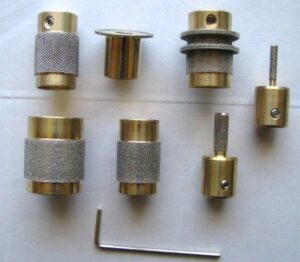 stained glass grinder head bit 7 sizes quality brass core