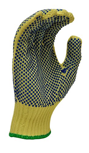 G & F Products 1670L Cut Resistant Work Gloves, 100% Kevlar Knit Work Gloves, Make by DuPont Kevlar, Protective Gloves to Secure Your Hands From Scrapes, Cuts In Kitchen, Wood Carving, Carpentry & DEA, Yellow