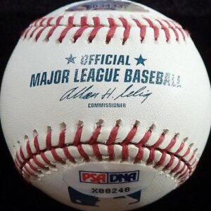 Cameron Maybin Signed Baseball PSA/DNA COA Yankees 2017 Astros Ball Autograph - Autographed Baseballs