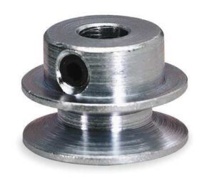1/4" fixed bore 1 groove o-ring pulley 0.88 in od