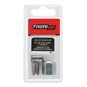 Roto Zip CN1 Replacement Collet and Nut Kit,Silver