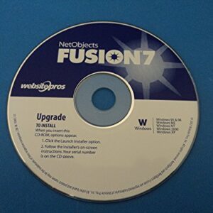 Website Pros NetObjects Fusion 7 Upgrade Website Design Software WYSIWYG Editor