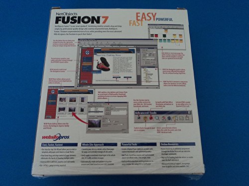 Website Pros NetObjects Fusion 7 Upgrade Website Design Software WYSIWYG Editor