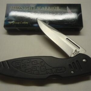 Midnight Warrior Frost 4 1/2 Lockback Knife