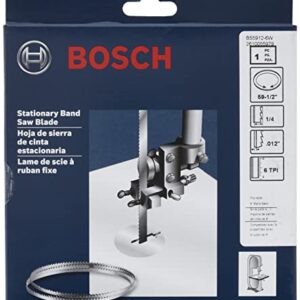 BOSCH BS5912-6W 59-1/2-Inch X 1/4-Inch X 6-Tpi General Purpose Stationary Band Saw Blade