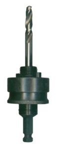 bosch hsbamp standard large two-pin mandrel for hole saws 1-1/4 in. to 6 in. , black