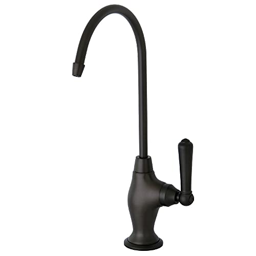 Kingston Brass KS3195NML Magellan Design 1/4 Turn Water Filter Faucet, Oil Rubbed Bronze,4-3/4 inch Spout Reach , Oil-Rubbed Bronze