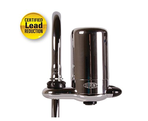 DuPont WFFM100XCH Premier Faucet Mount Water Filter, Chrome