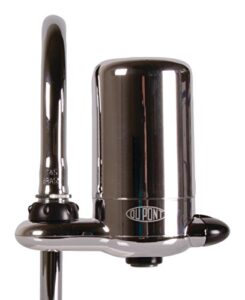 dupont wffm100xch premier faucet mount water filter, chrome