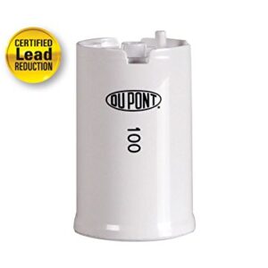 DuPont WFFMC100X High Protection 100-Gallon Faucet Mount Water Filtration Cartridge, White, Old Version