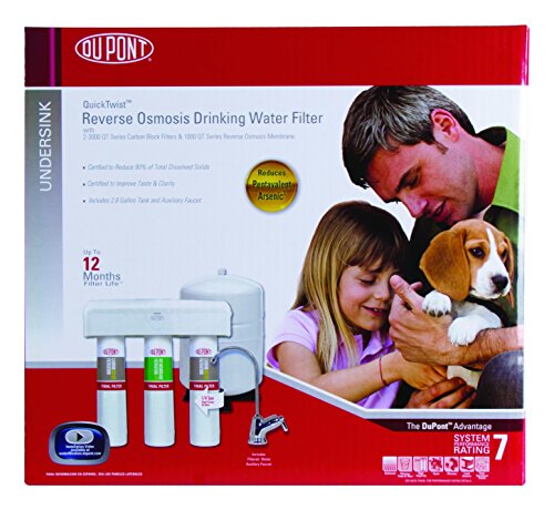 DuPont WFRO60X Reverse Osmosis Drinking Water Filtration System, White