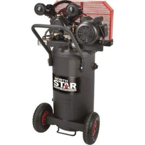 northstar single-stage portable electric air compressor - 2 hp, 20-gallon vertical, 5.0 cfm