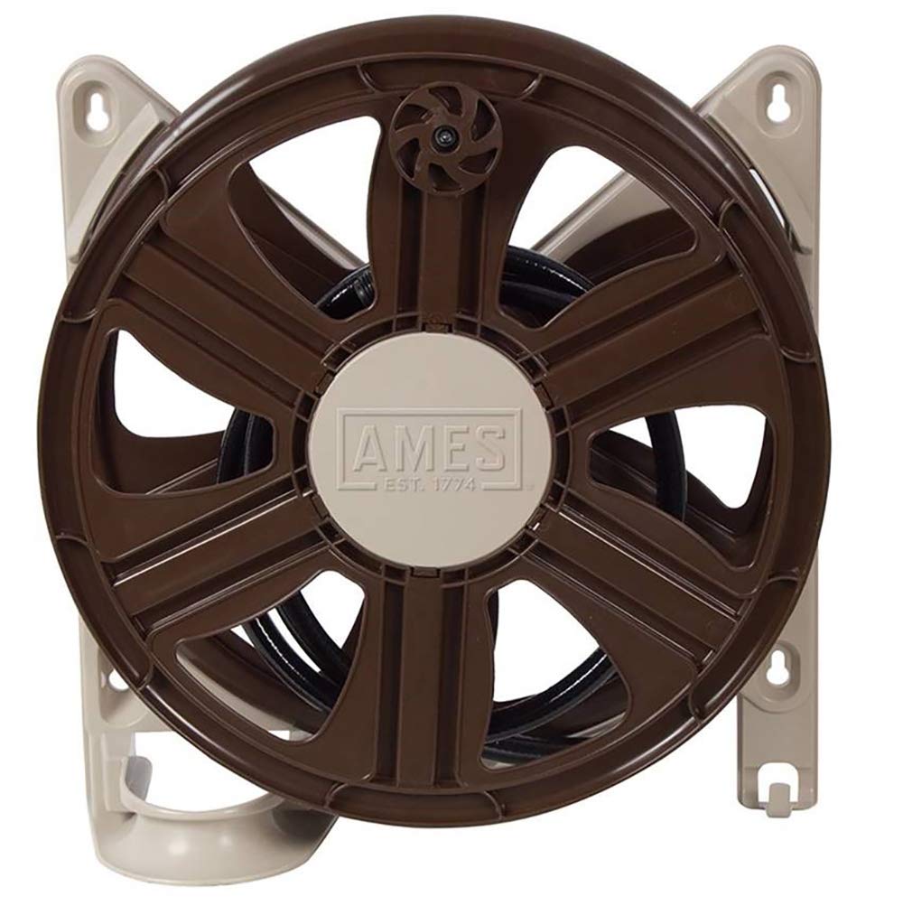 AMES 2388340 ReelEasy Side Mount Reel, 100-Foot Hose Capacity