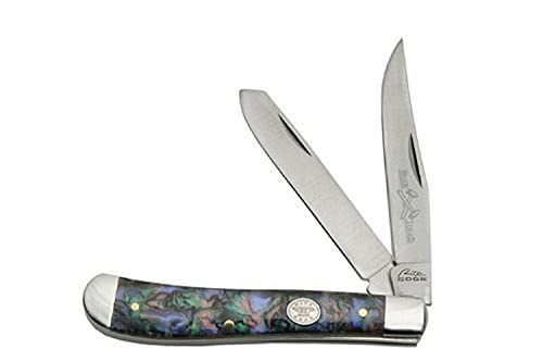 Rite Edge Pearl Trapper Knife, Purple, Large