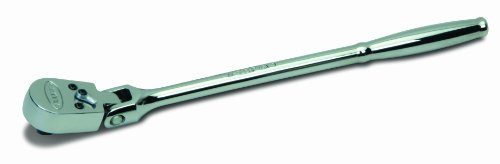 Williams M-52EHFA 1/4-Inch Drive Ratchet, Enclosed Flexible Head, High Polished Chrome