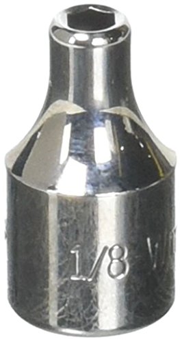 Williams M-604 1/4 Drive Shallow Socket, 6 Point, 1/8-Inch