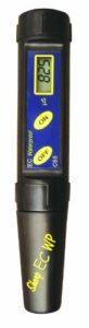 milwaukee c65 waterproof conductivity ec/temp tester with replaceable electrode, 0 to 1999 microsiemens/cm, 1 microsiemens/cm resolution, +/-0.2 percent accuracy