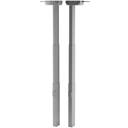 PROGRESSIVE AUTOMATIONS Height Adjustable Two-Leg Lifting Column Set - 24VDC | Brushed DC Motor | Height Range (22 to 47.5) | for Industrial, Home, Office Automation | FLT-06 Model