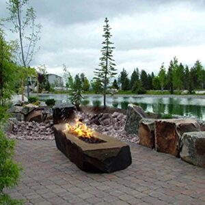 Hearth Products Controls (HPC) Rectangle Stainless Steel Fire Pit Burner (FRSR-24X12-NG), 24x12-Inch, Natural Gas