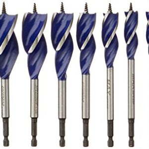 IRWIN Tools SPEEDBOR Max Wood Drilling Bits, 6-Inch length, 10-Piece (1801022)