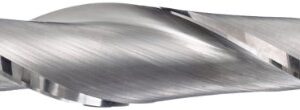 YG-1 - 50558 E5014 Carbide Ball Nose End Mill, Long Reach, Uncoated (Bright) Finish, 30 Deg Helix, 2 Flutes, 2.25" Overall Length, 0.125" Cutting Diameter, 0.125" Shank Diameter