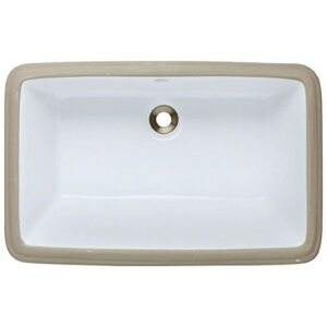 mr direct u1812-w sink undermount porcelain bathroom white