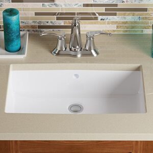 MR Direct u1812-w Sink Undermount Porcelain Bathroom White