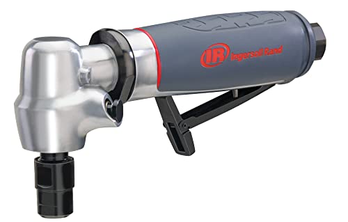 Ingersoll Rand 5102MAX Air Die Grinder – Right Angle, Ergonomic Grip, 0.4 HP and 20,000 RPM Motor, Lightweight Tool, Spindle Lock, Grey