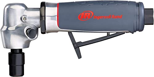 Ingersoll Rand 5102MAX Air Die Grinder – Right Angle, Ergonomic Grip, 0.4 HP and 20,000 RPM Motor, Lightweight Tool, Spindle Lock, Grey