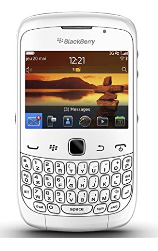 BlackBerry Curve 3G 9300 Unlocked GSM Phone with QWERTY Keyboard, Touch-Sensitive Optical Trackpad, 2MP Camera, Video, GPS, Wi-Fi, Bluetooth, MP3/MP4 Player and microSD Slot - White