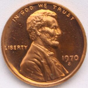1970-s ld lincoln cent - proof large date